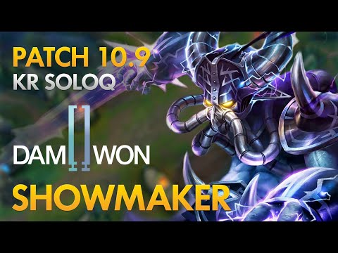 Damwon Gaming ShowMaker - Mid Lane: Kassadin vs Sylas - KDA 14/1/7