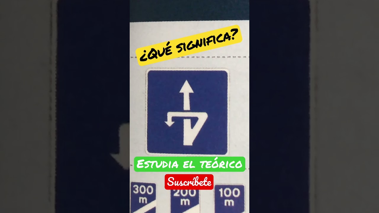 Señal de indicación S-25. Cambio de sentido a distinto nivel.