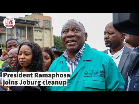 Ramaphosa leads CEO–City Cleanup to revitalise Johannesburg