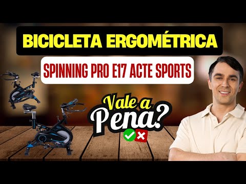 Bicicleta Ergométrica Spinning Pro E17 Acte Sports