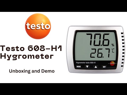 Testo 608h1 Digital Thermo Hygrometer