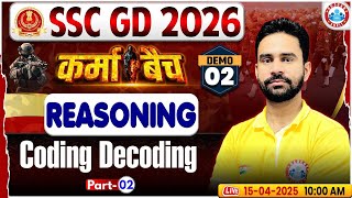 SSC GD Classes 2026 | SSC GD Reasoning Demo #02 | Coding Decoding #2 | SSC GD Reasoning Classes 2026