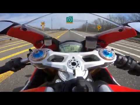 2018 Ducati 959 Panigale Corse 0 to 100 real quick(2.7K/60fps)