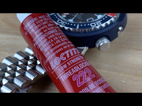 How to loctite bracelet screw links