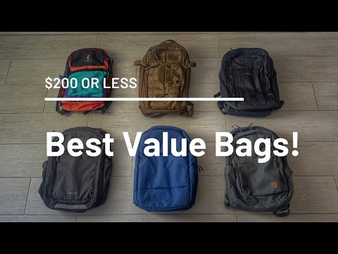 15 Travel & EDC Backpacks that are a GREAT value ($200 or Less)!