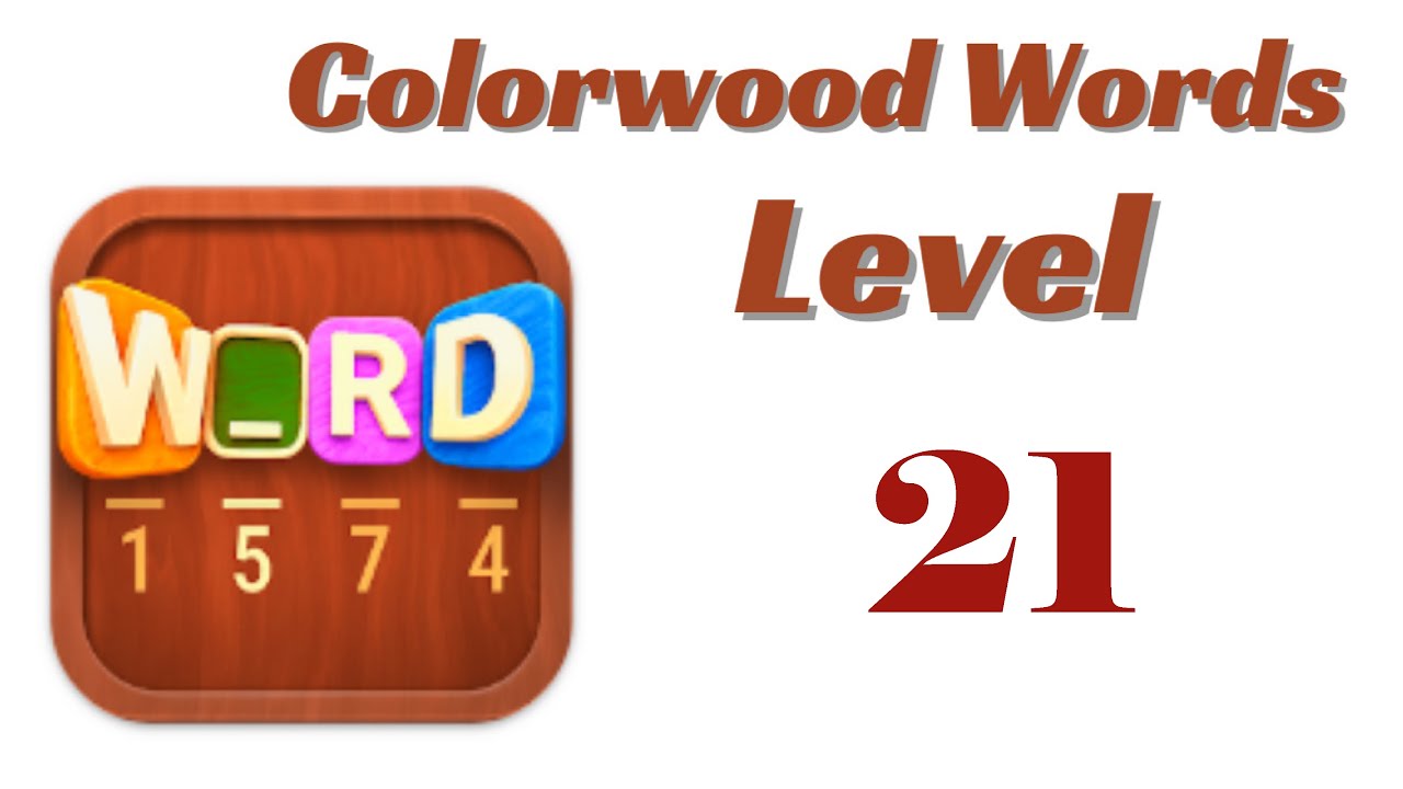 Colorwood Words level 21