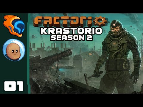 Aliens, Chill Out Please - Let's Play Factorio [Krastorio Season 2 with @Orbital Potato] - Part 1