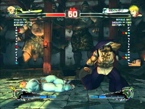 SSF4 AE mugen TK（gouken）vs MIYASE MKT（ken）