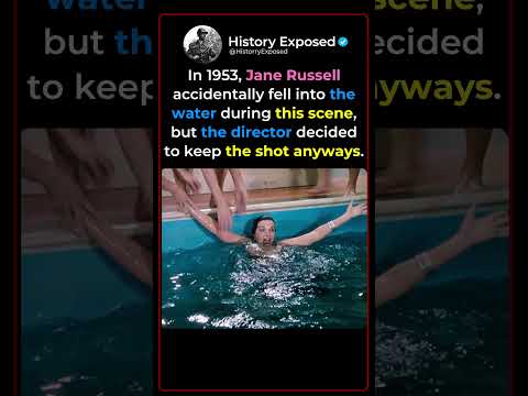 When Jane Russell's Accidental Pool Fall Made the Final Cut 🎬💦