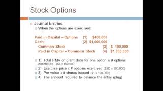 Intermediate II - Stock Options 2.  Accounting for Stock Options  Janice Cobb