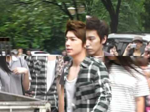 [掌心witheunhae][Fancam] 110819 Eunhae @ KBS Music Bank outside