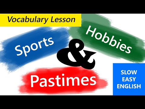 What's the difference between hobbies, pastimes and sports?