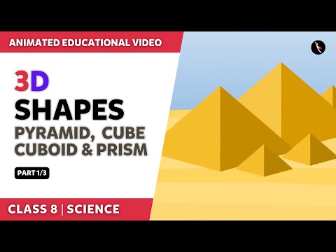 Three dimensional shapes: cube, cuboid, pyramid and prism  | Part 1/3 | English | Class 6