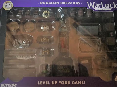 Wizkids Warlock Tiles Doors and Archways, Dungeon Dressings Expansions preview. (Sponsored)