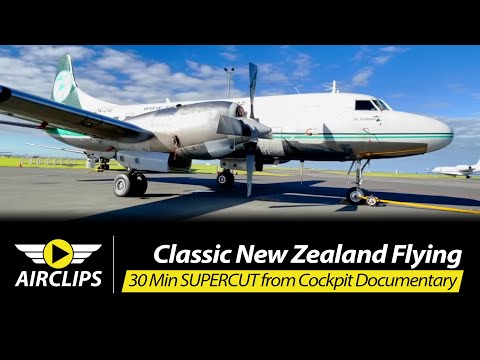 WORLD'S LAST flying Convair Passenger Airplane! Air Chathams 1957 Convair CV-580 Supercut [AIRCLIPS]