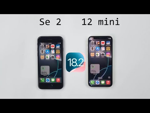 iOS 18.2 | iPhone SE 2020 vs iPhone 12 Mini Speed Test