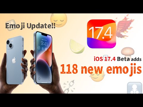 📣Apple's iOS 17.4 Beta adds 118 new emojis. Check them out!