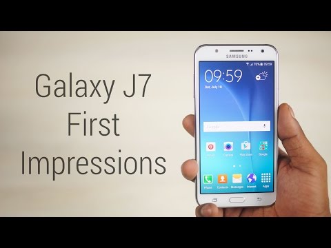 Galaxy J7 - Hands On & First Impressions!