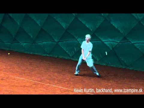TC EMPIRE Trnava, Slovakia: Kevin Kurtin, backhand, www.tcempire.sk
