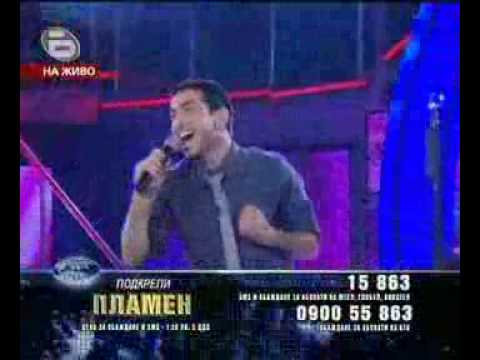 Plamen BG Music Idol S03E21 Obicham te do tuk