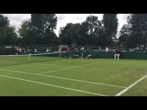Wimbledon 2016: il match point di Marius Copil su Kenny De Schepper (7-5 6-4)