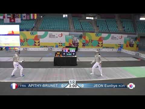 Tunis Grand Prix 2023 SWS - L32 - Manon Apithy-Brunet FRA v Jeon Eunhye KOR