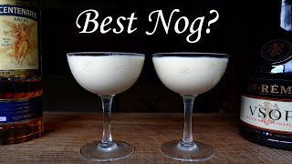 What's The Best Homemade Eggnog??| Jeffrey Morgenthaler Brandy Eggnog VS Clyde Common Tequila Eggnog