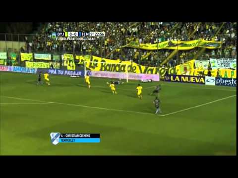 Gol de Christian Chimino  Defensa y Justicia 0-1 Temperley