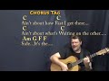 The Climb (Miley Cyrus) Strum Guitar Cover Lesson with Chords/Lyrics - Capo 4th Fret