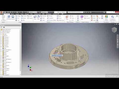 Autodesk Inventor 2016 Tutorial | Mouse And Selection Interaction