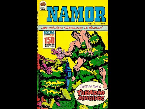 Namor n° 5 da Editora Bloch Publicado em agosto de 1975