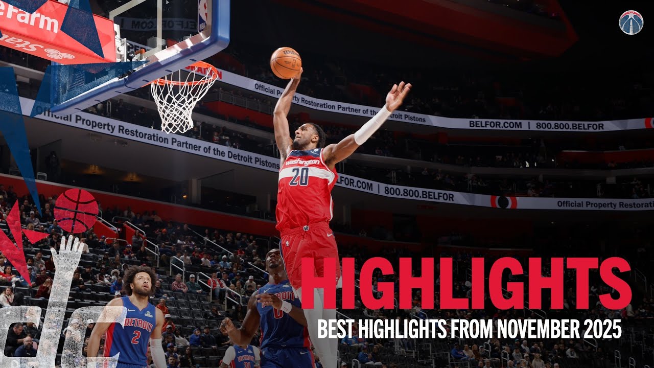 Game Highlights: Best Plays of November | Washington Wizards