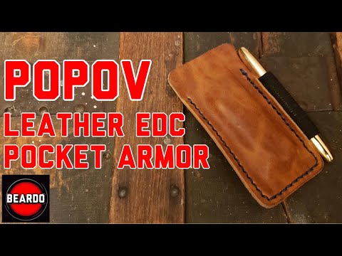 POPOV LEATHER EDC POCKET ARMOR REVIEW!