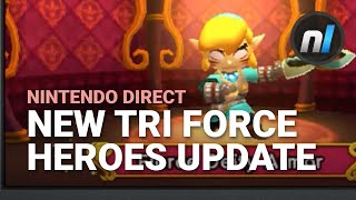 Zelda: Tri Force Heroes Update - New Levels & Costumes! | Nintendo Direct Nov 2015