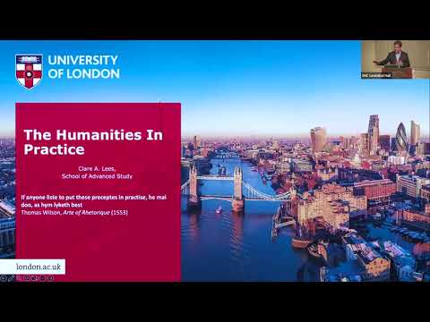 Clare A. Lees | The Humanities in Practice