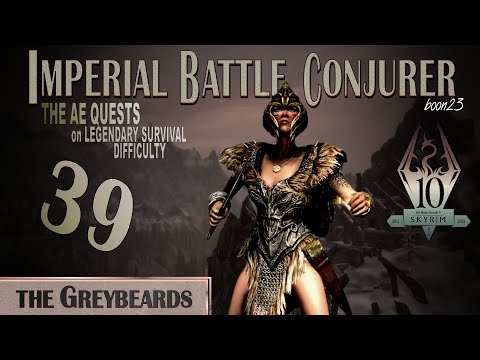 Imperial Battle Conjurer (39) - THE GREYBEARDS - Skyrim AE Legendary Survival