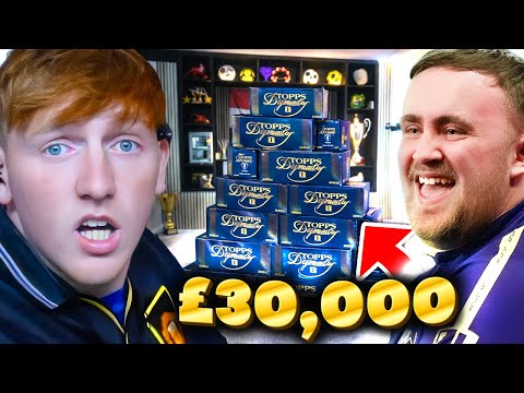 What does £30,000 of Topps Dynasty Boxes Get You? Ft Luke Littler