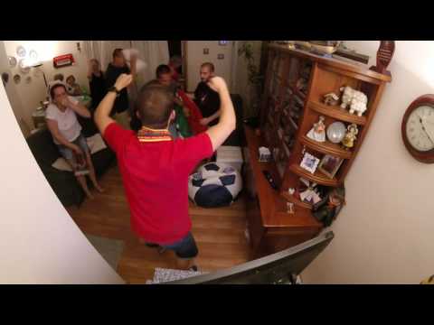Portuguese Family Celebrating Eder's Goal | Euro 2016 FINAL