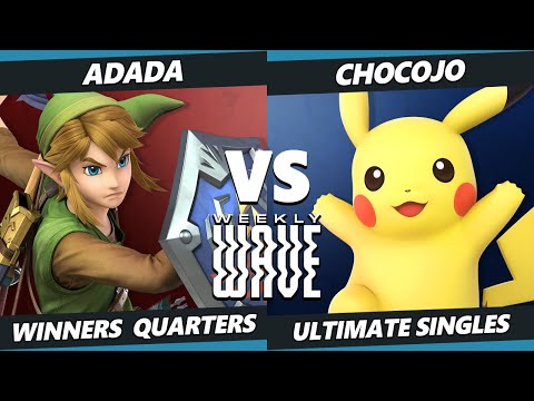 Weekly Wave 22 Winners Quarters - ADADA (Link) Vs. Chocojo (Pikachu) SSBU Ultimate Tournament