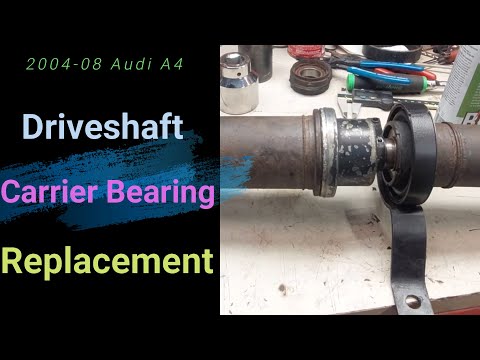 2004-08 Audi A4 Rear Driveshaft Carrier bearing replacement #034motorsport