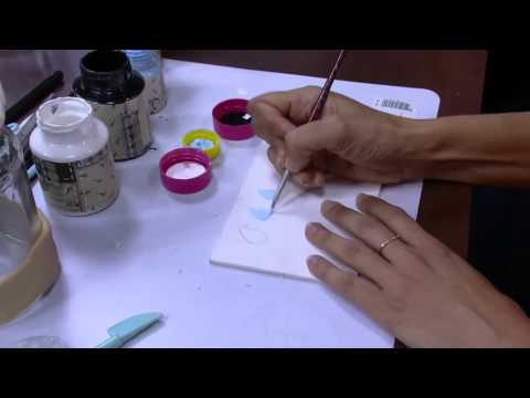 Mulher.com - 13/11/2015 - Decoração em vidro com ginger de biscuit - Kalem Costa  PT2