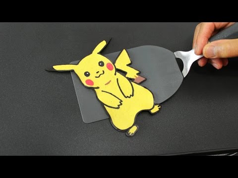 Pancake Art - Pokemon Pikachu by Tiger Tomato Video