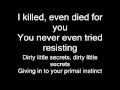 Bullet For My Valentine - Dirty Little Secret Lyrics
