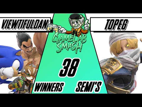 GameLab-Smash #38 Topeg (Shiek) Vs ViewtifulDan (Kazuya / Fox / Sonic)