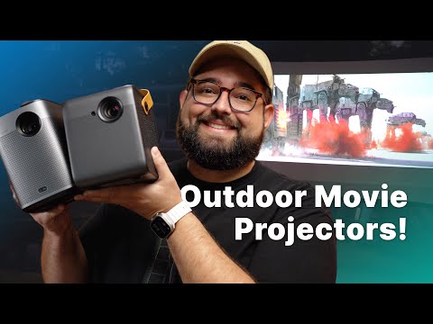 Outdoor Movie Projectors! Formovie Dice and XGIMI Halo+ Review