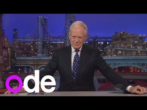レターマンがレイトショーに別れを告げる (Letterman bids farewell to the Late Show)
