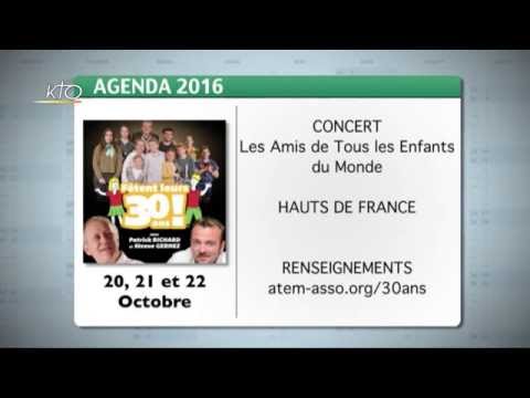 Agenda du 30 septembre 2016