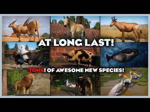 🐎 LONG-AWAITED MODS! Domestic Horses, Elands, and More! - Planet Zoo Mod Showcase
