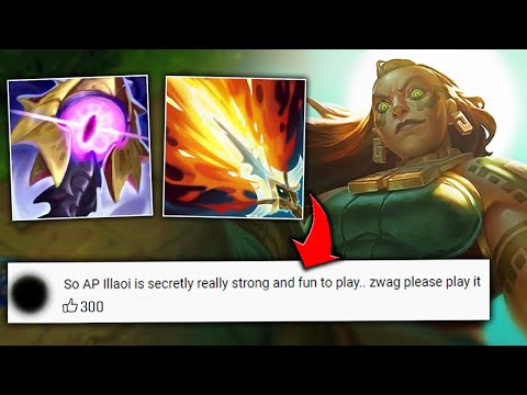 A YouTube comment begged me to play AP Illaoi for 2 years now... so I finally tried it
