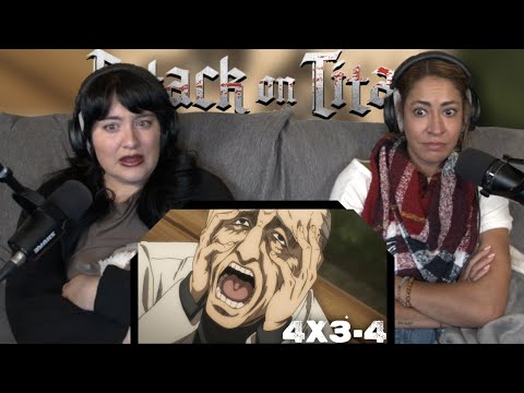 Attack on Titan 4x3–4 | First Time Reaction